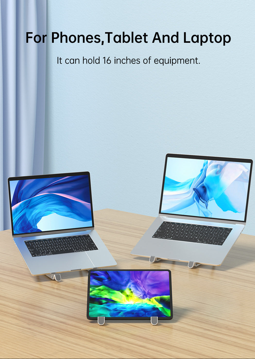 Verstellbarer Laptop und Tablet Ständer