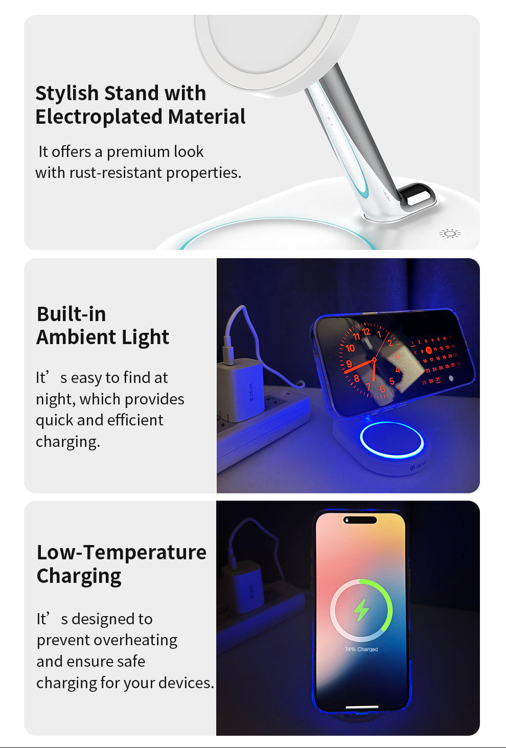 3 in 1 Magnet Ladestation