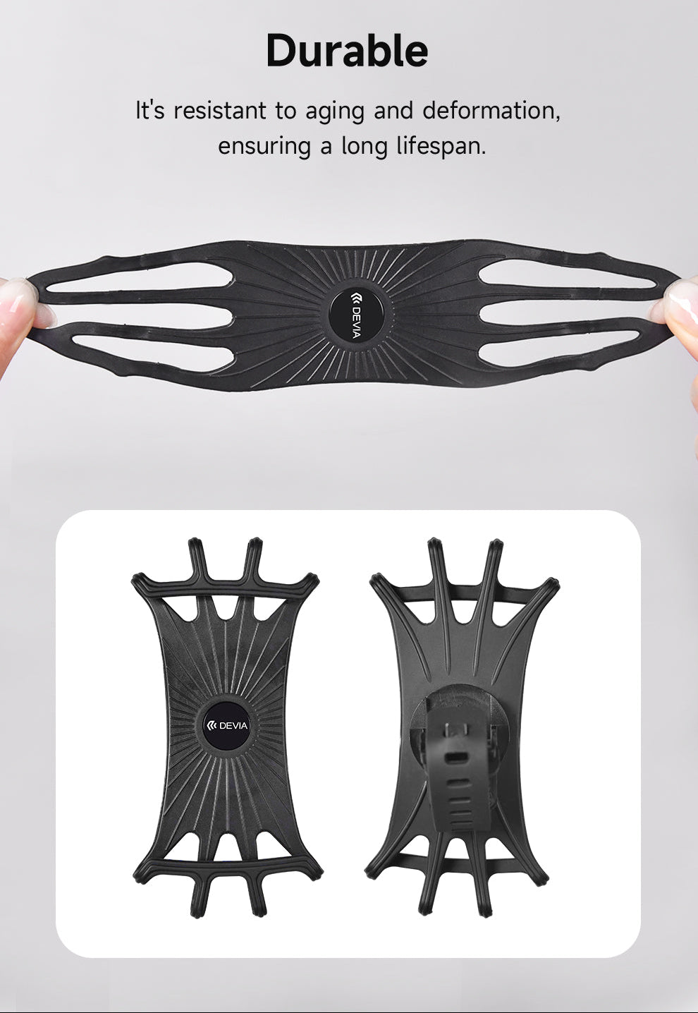 Fahrrad Handyhalterung aus Silikon