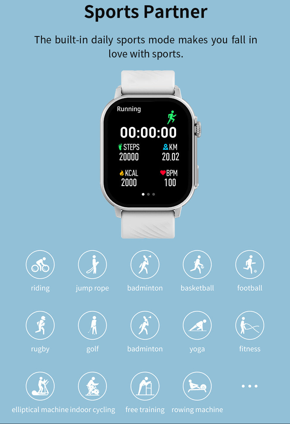 DEVIA Smartwatch Pro 2 – AMOLED Smartwatch mit Telefonfunktion