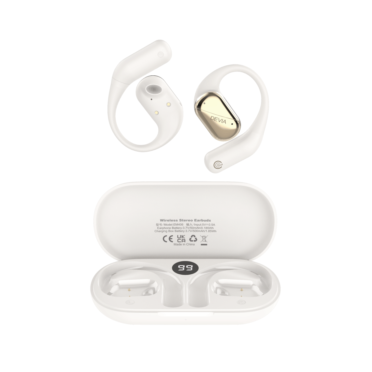 Open Ear Bluetooth Kopfhörer mit ENC und 32 Stunden Laufzeit