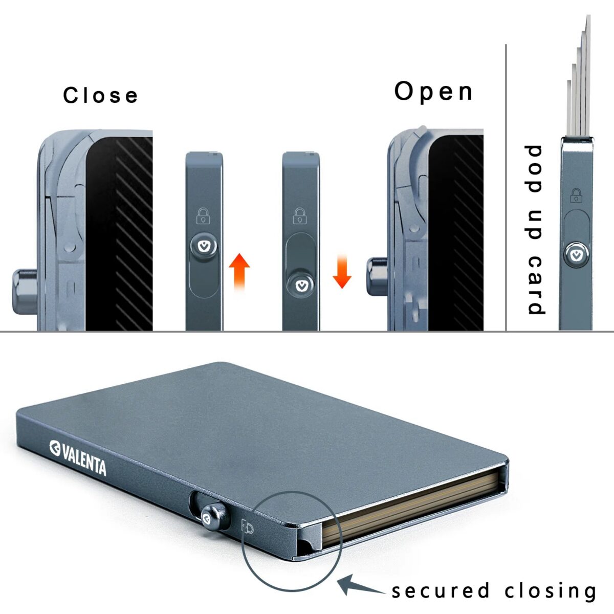 Valenta MagSafe Kartenhalter aus Aluminium