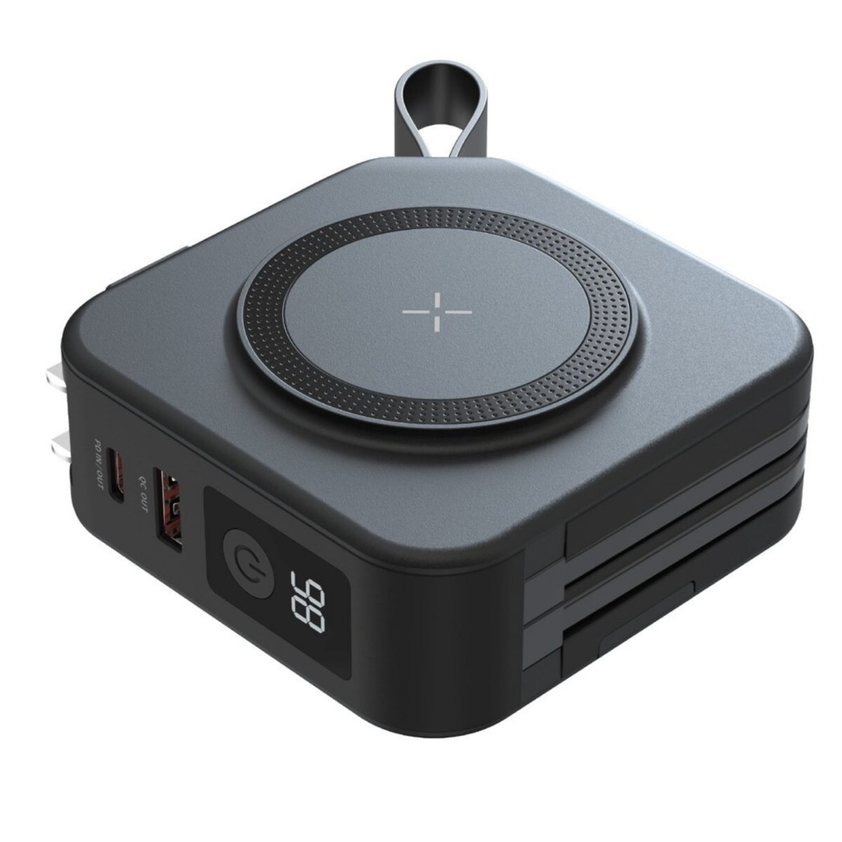 Reise Ladegerät mit Powerbank und Wireless Charging