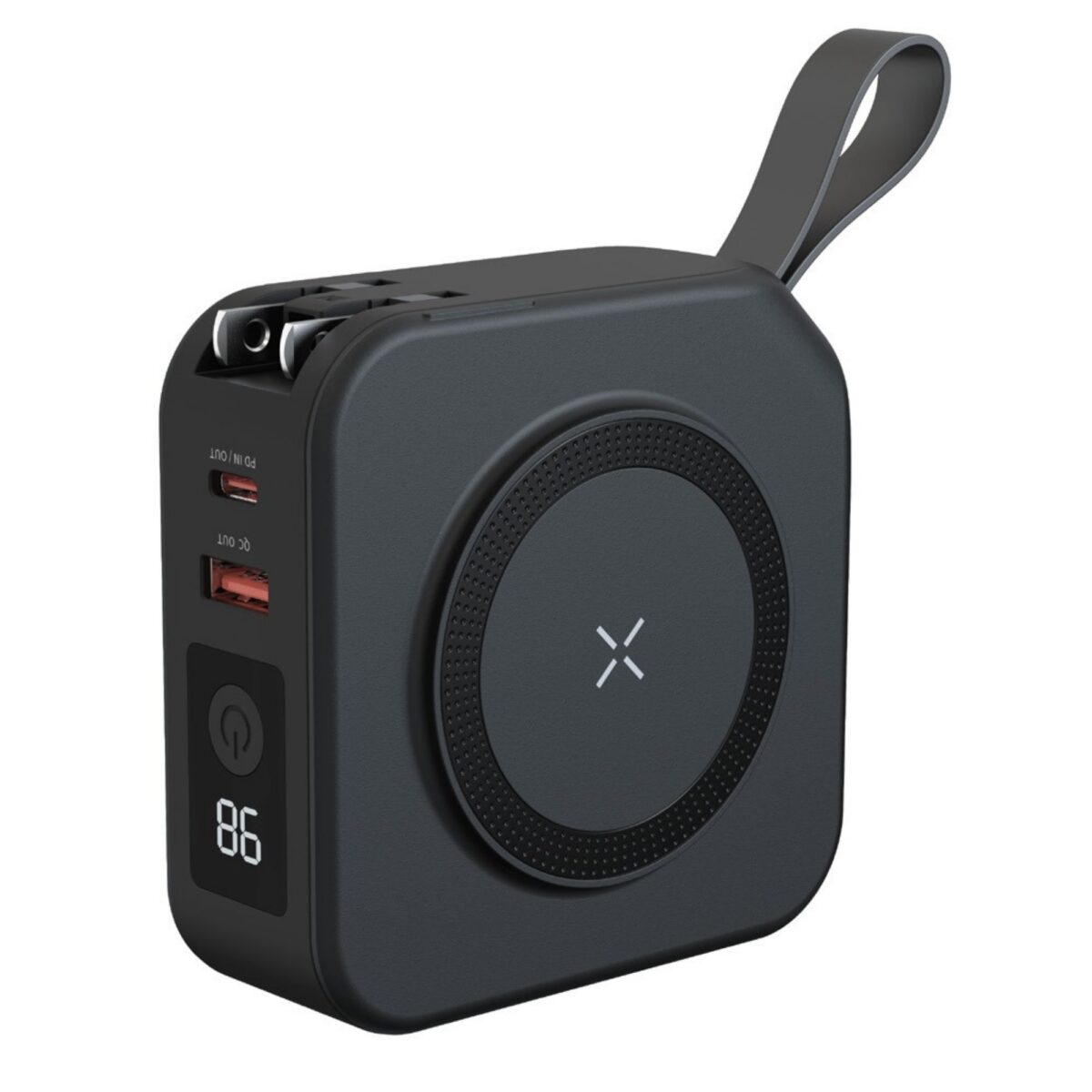 Reise Ladegerät mit Powerbank und Wireless Charging