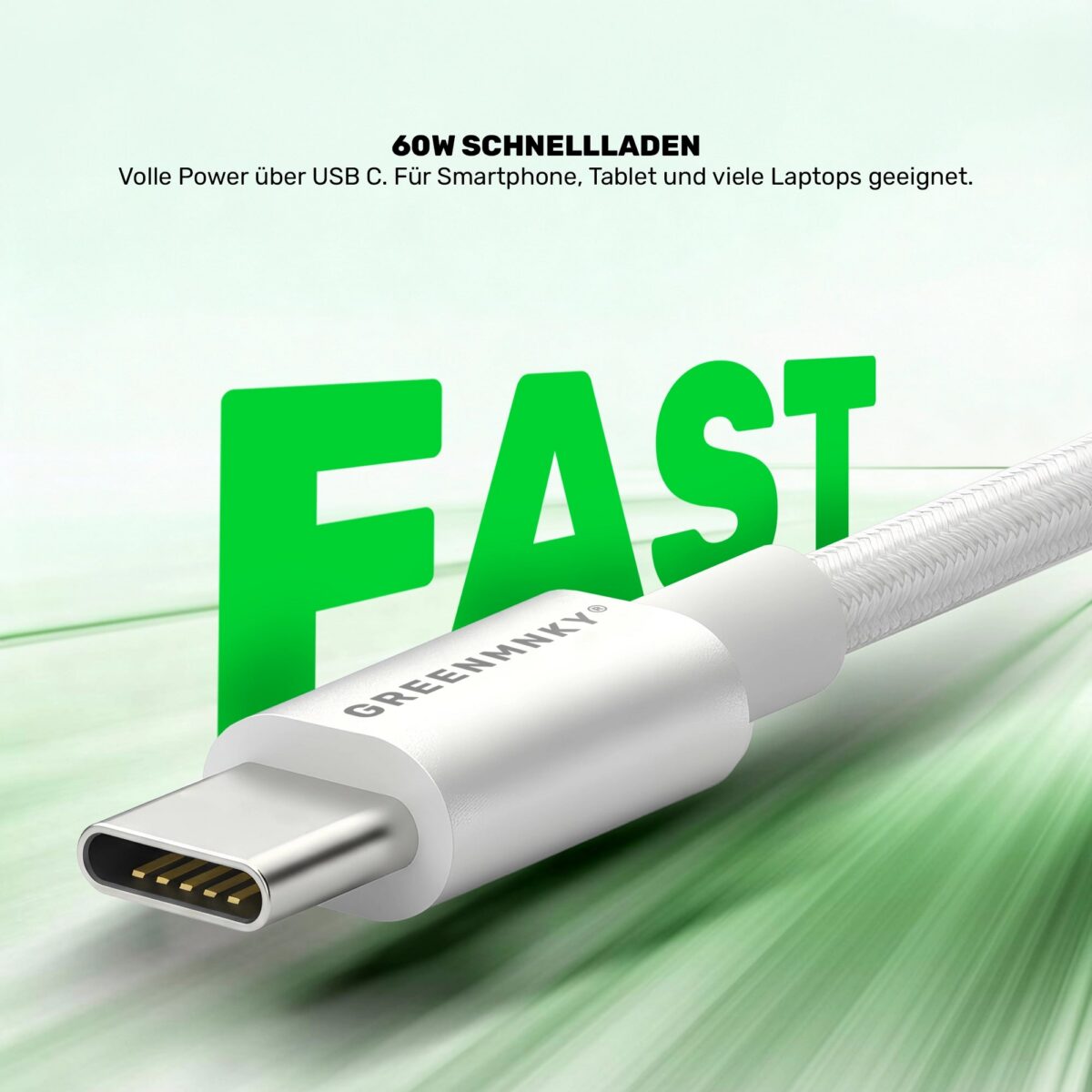 Ladekabel USB C auf USB C | Speed Series